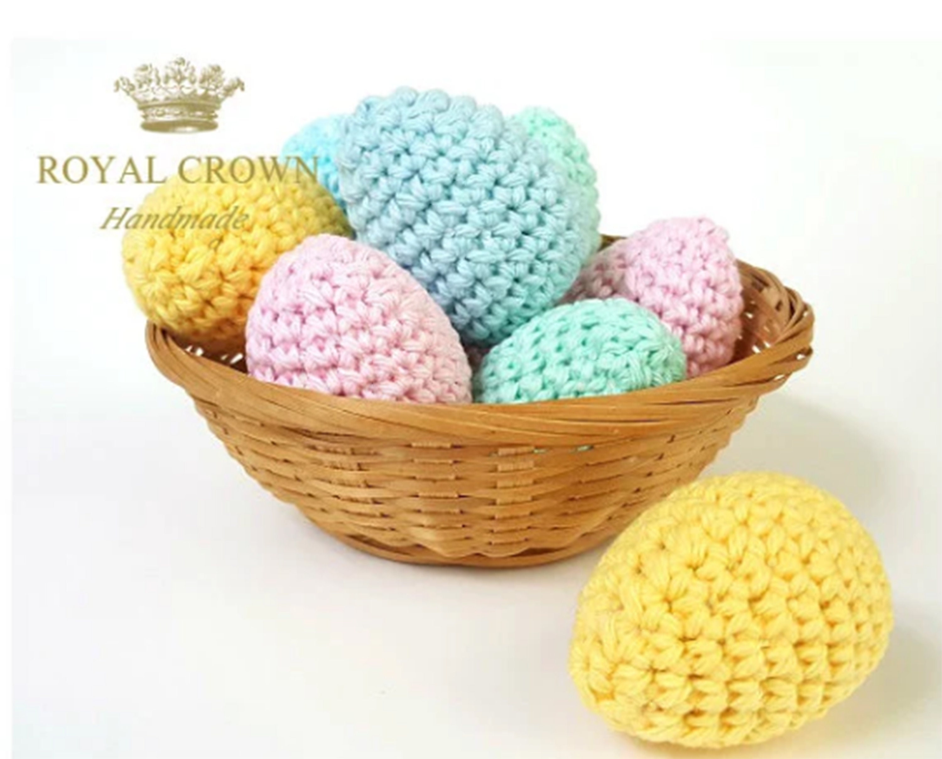 Crochet Easter Egg Pattern: Amigurumi Spring Decor (digital PDF) - Etsy