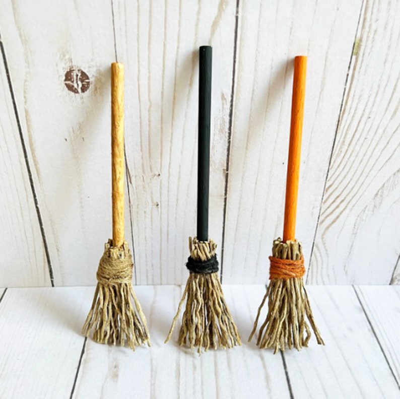 Witch Broom Halloween Witch Broom Halloween Decor Witch Etsy