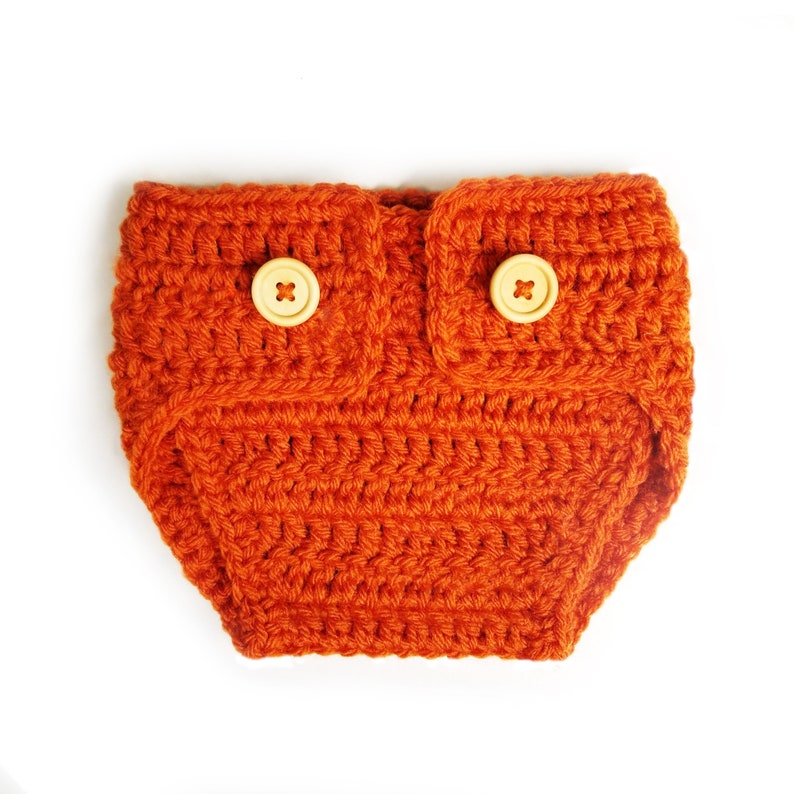 Crochet Pumpkin Hat Baby Girl Pumpkin Hat and Diaper Cover Set RoyalCrownHandmade Photo Prop Newborn Pumpkin Hat Halloween Costume