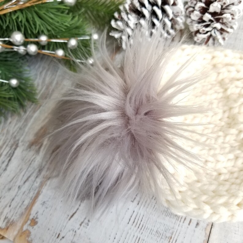 Newborn Winter Hat Newborn Pom Pom Hat Chunky Knit Beanie Etsy