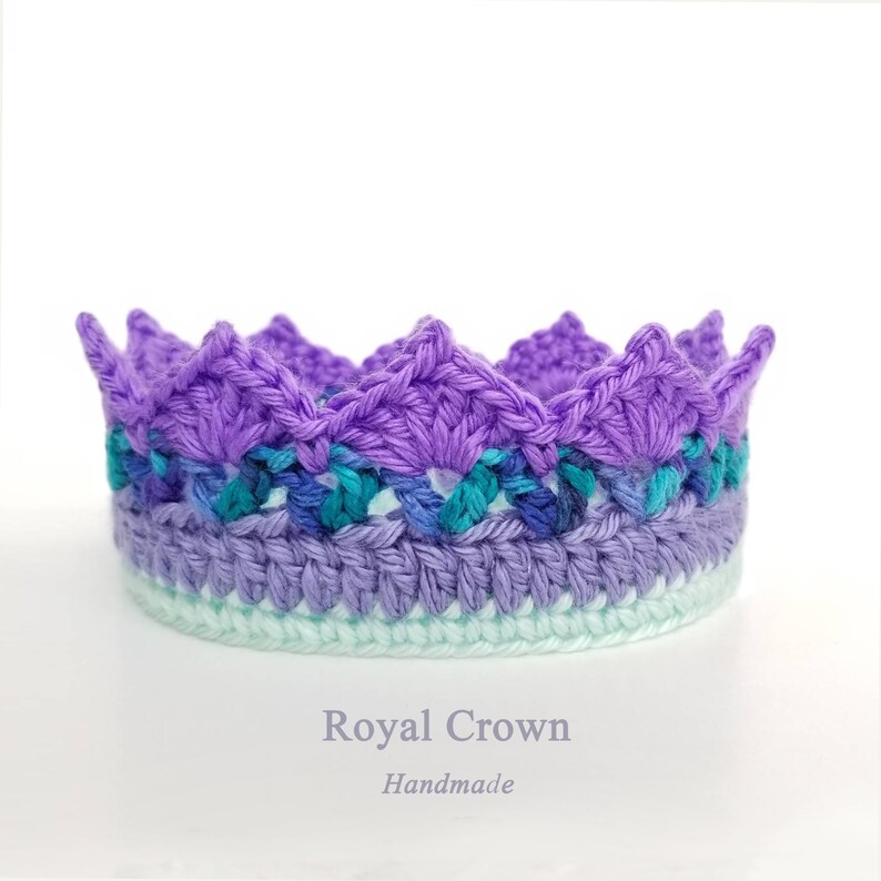Baby Mermaid Crown Baby Girl Crown Ariel Princess Crown Etsy