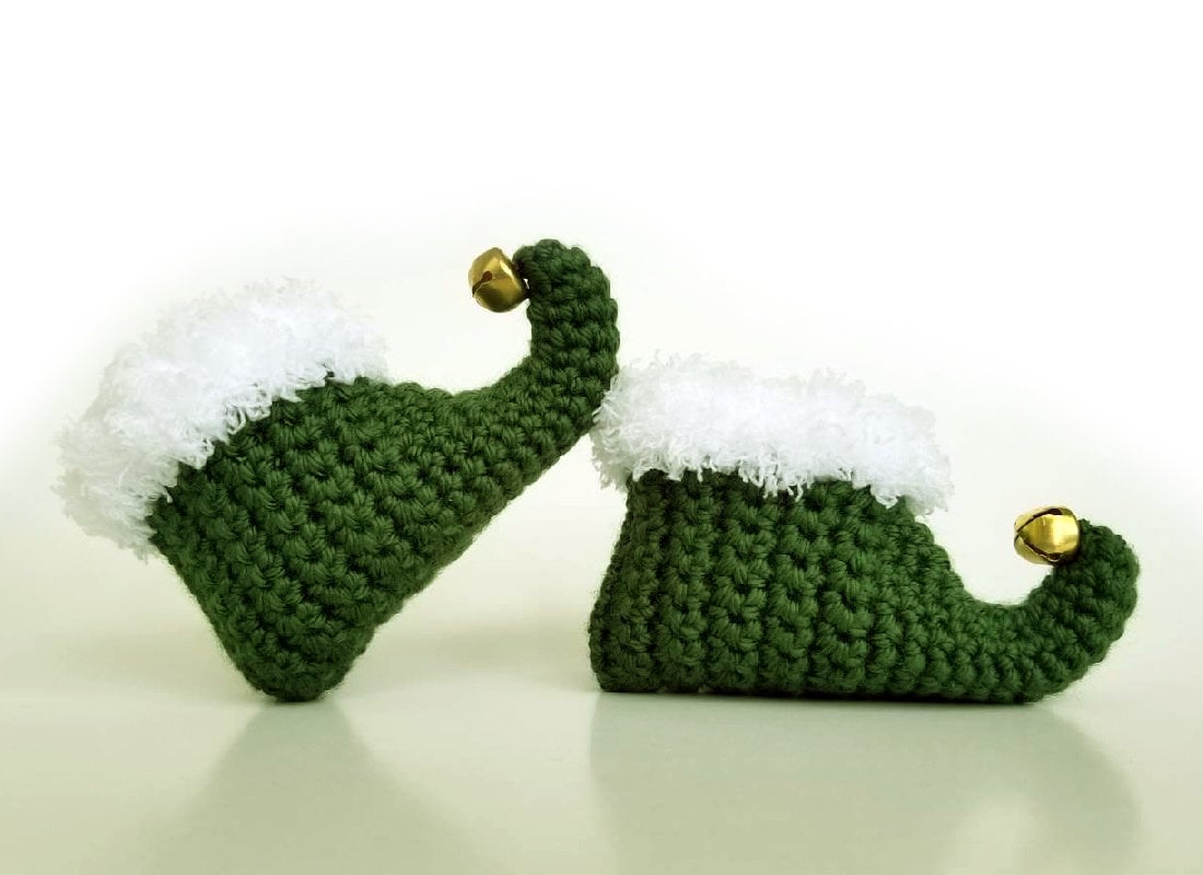 Crochet elf slippers free pattern deals