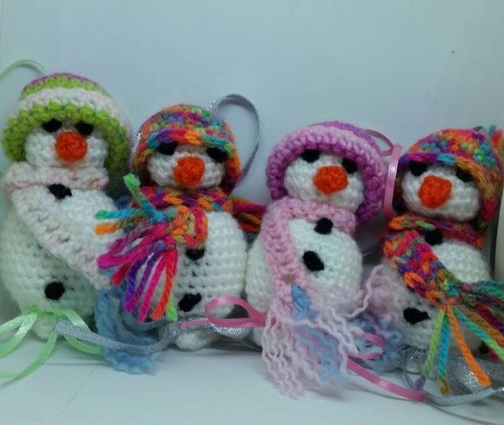 Snowman Christmas Tree Decoration Snowman Christmas Table Etsy