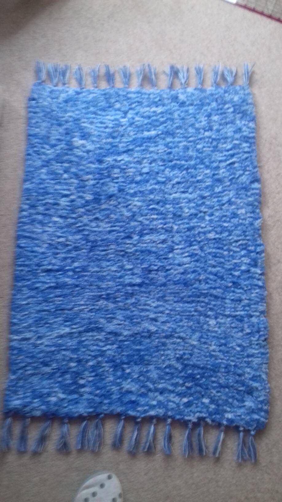 Soft Blue Peg Loom Rug Nursery Rug Baby Rug Ultrasoft Rug Etsy UK