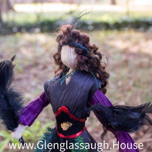 The Morrìgan - Handmade Corn Shuck Doll