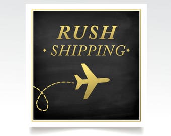 RUSH Frame LIVRAISON et module complémentaire de production accélérée | Traitement prioritaire pour les cadres flottants personnalisés | Options de livraison de 1 à 6 jours | Buffy NY