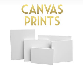 Impression sur toile de 3/4" ou 1 1/2" de profondeur Impression sur toile de haute qualité 100 % coton. Ajoutez un cadre flottant en bois massif, prêt à être posé