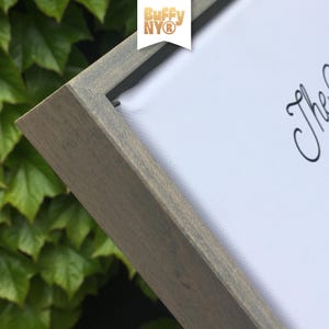 Floater Frame Sample Corners | Custom Wood Frame Finish Samples | Solid Maple & Poplar Stained or Painted - Try Before You Buy | Buffy NY image 7