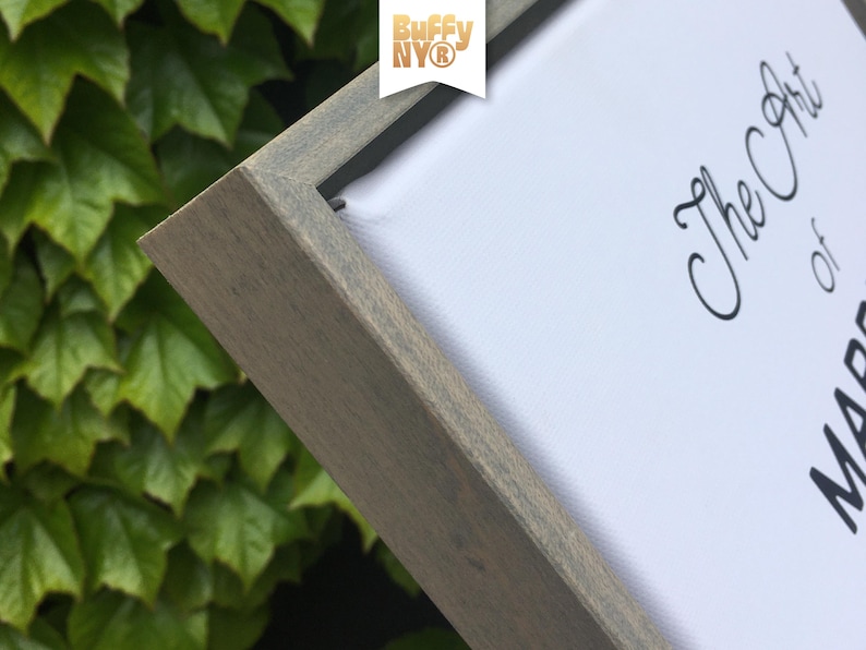 Floater Frame Sample Corners | Custom Wood Frame Finish Samples | Solid Maple & Poplar Stained or Painted - Try Before You Buy | Buffy NY image 7