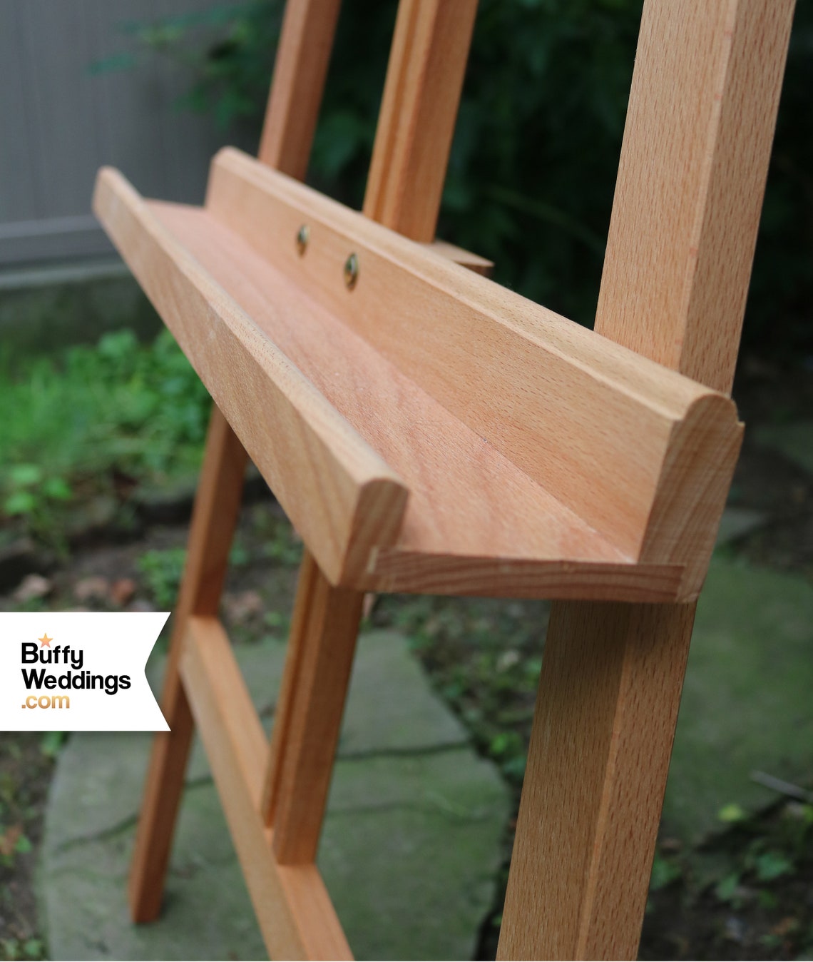 Heavy Weight Natural Wood Easel Holds 45lbs . 5ft Wedding Art Etsy