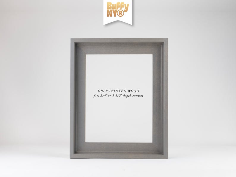 Floater Frame Sample Corners | Custom Wood Frame Finish Samples | Solid Maple & Poplar Stained or Painted - Try Before You Buy | Buffy NY image 11