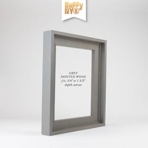Floater Frame Sample Corners | Custom Wood Frame Finish Samples | Solid Maple & Poplar Stained or Painted - Try Before You Buy | Buffy NY image 12