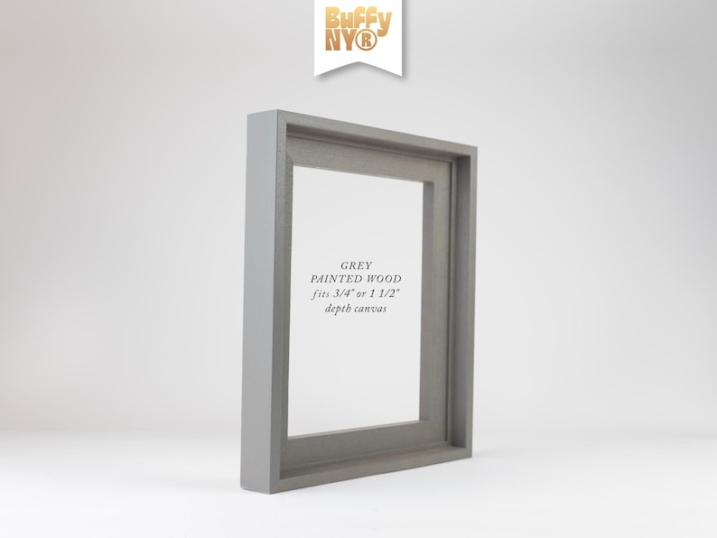 Floater Frame Sample Corners | Custom Wood Frame Finish Samples | Solid Maple & Poplar Stained or Painted - Try Before You Buy | Buffy NY image 12