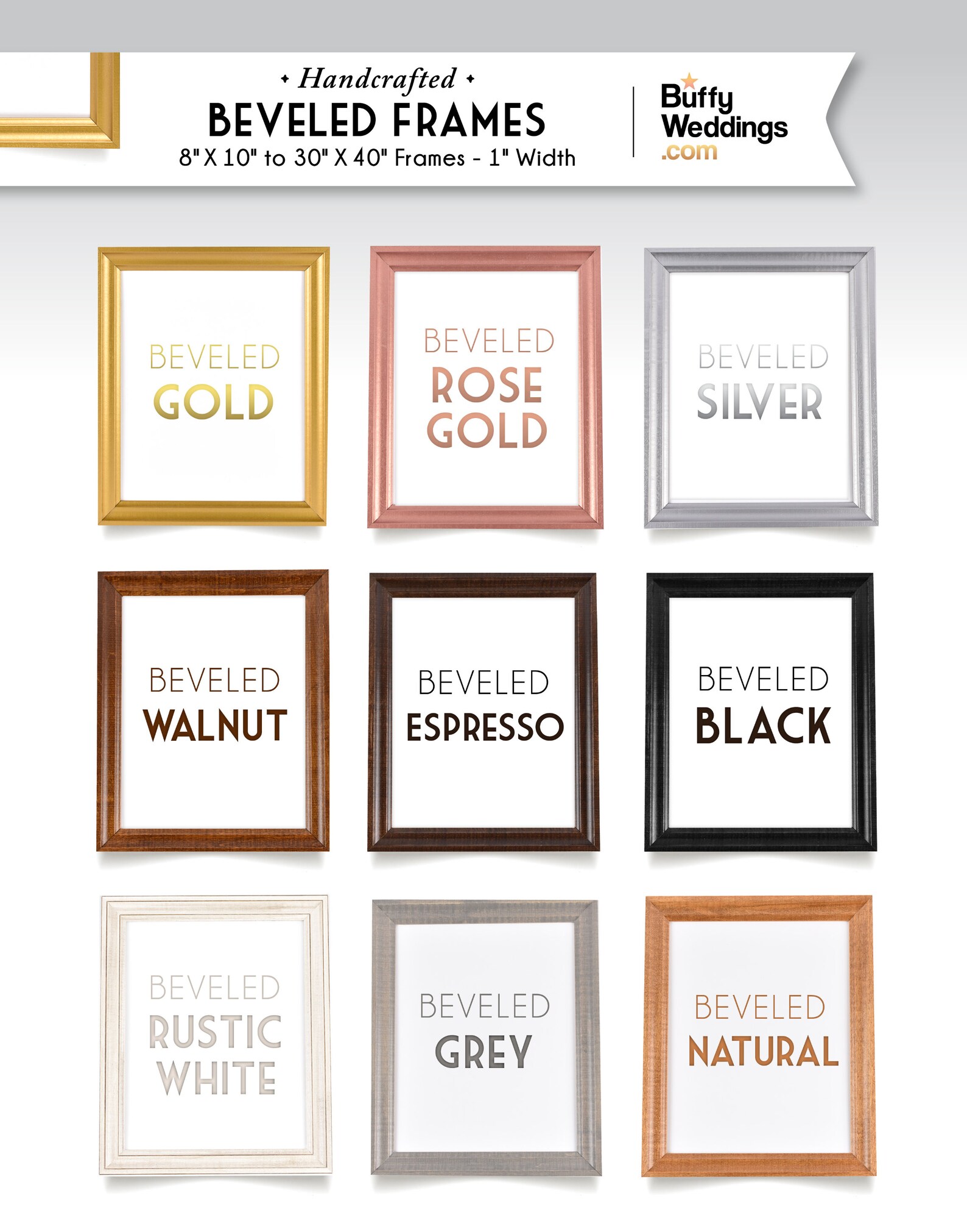 20 X 30 Rose Gold Picture Frame . Large Solid Wood Frame Etsy