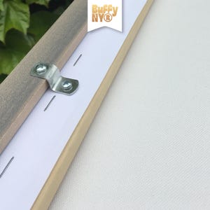 Floater Frame Sample Corners | Custom Wood Frame Finish Samples | Solid Maple & Poplar Stained or Painted - Try Before You Buy | Buffy NY image 9