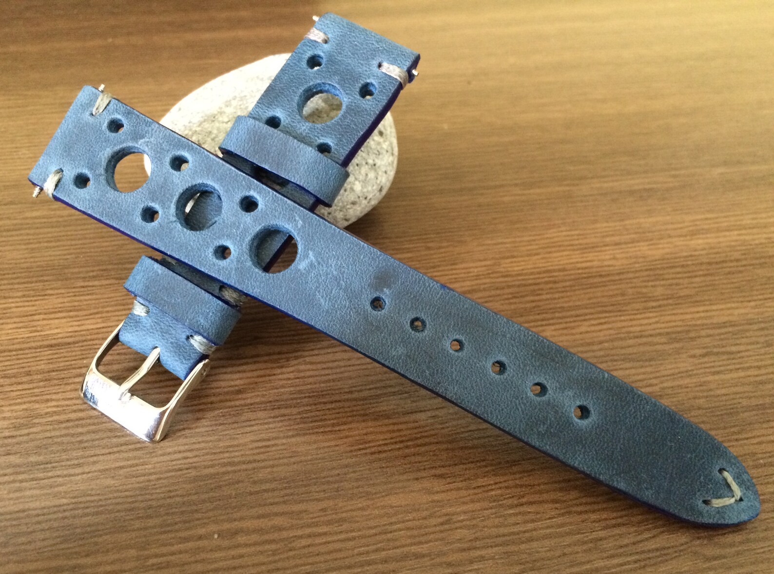 Leather Watch Band Rally Watch Band Leather Watch Strap Etsy Australia