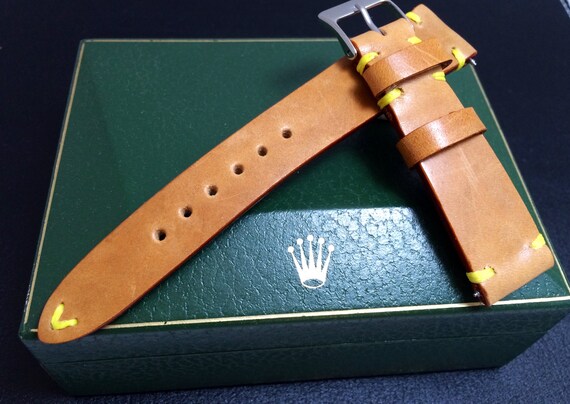 Leather watch Strap, 20mm watch strap, 19mm watch band, 20mm strap, 20mm watch band, leather watch band, Vintage Leather, FREE SHIPPING