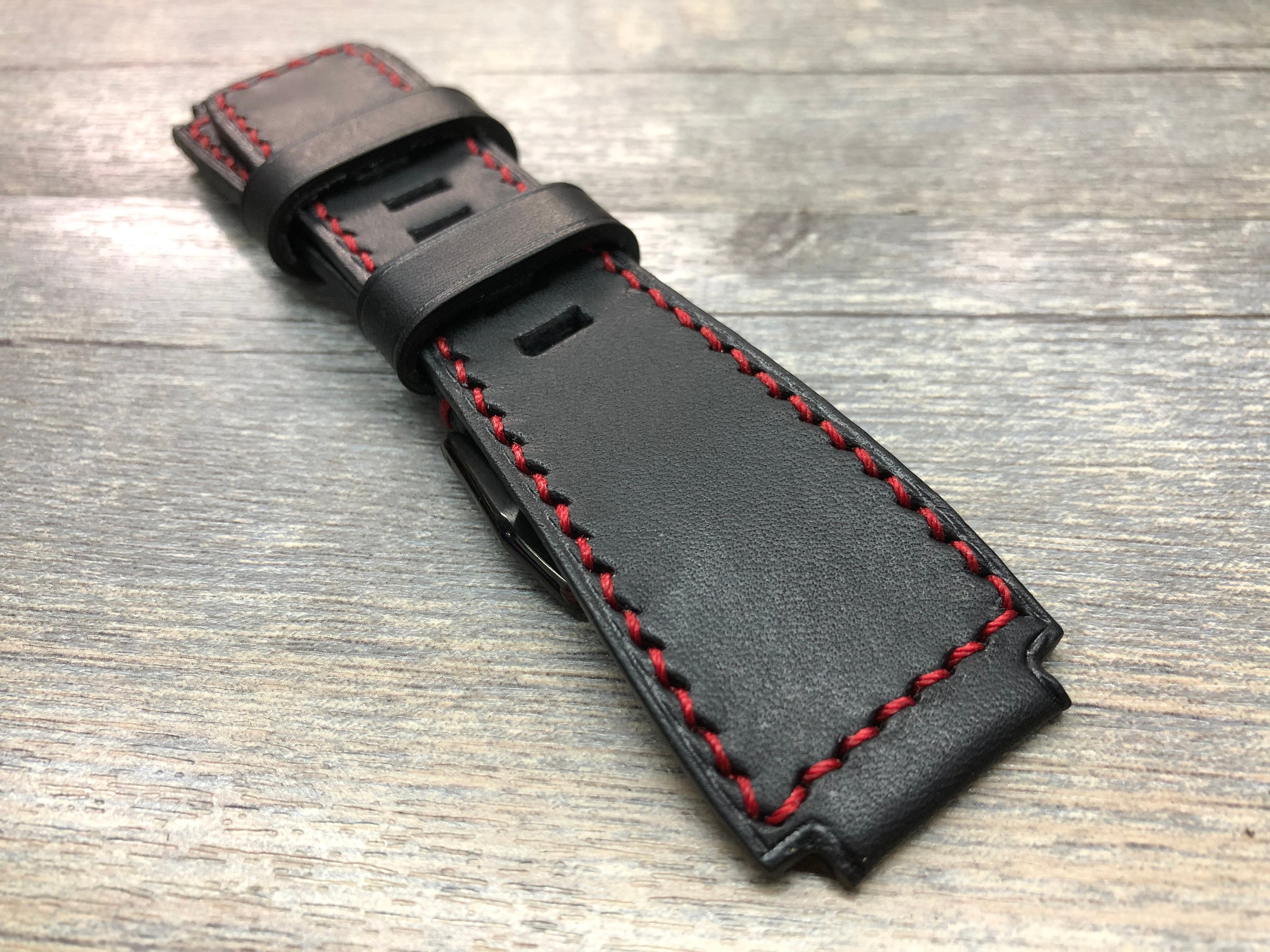 Genuine Leather Watch Strap, 24mm Watch Band, 26mm Wrist Watchband –  Eternitizzz Straps and Accessories