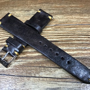 Distress Brown watch strap, leather Watch strap 18mm, Leather Watch band, 19mm strap, strap replacement, Watch strap, 20mm Watch band