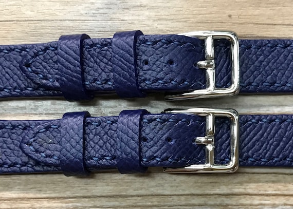 Apple Watch Band, Apple Watch Strap, Double Buckle Cuff Watch Band, Bleu Agate Double Buckle Cuff For Apple Watch 38mm 40mm 42mm 44mm