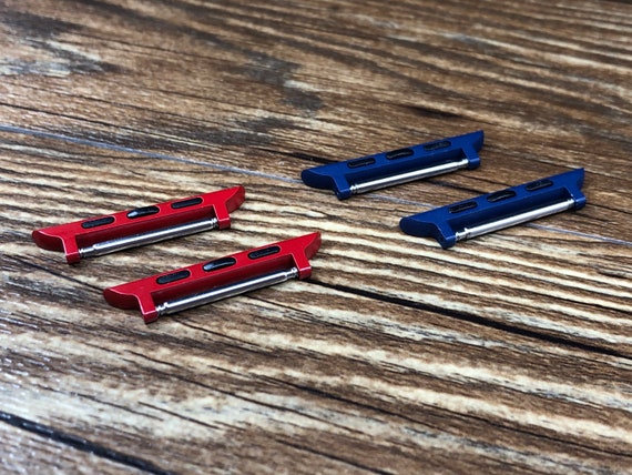 Apple Watch Aluminum Blue Series 6 adapters, Product Red 44mm, 40mm connector, Apple Watch Band Adapter