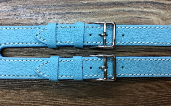 Birthday Gift Idea for wife, Turquoise Leather Apple Watch Band 41mm Series 7, Smart Watch Band, iWatch Series 6 40mm, Apple Watch Strap