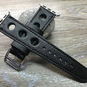Apple Watch Band, Apple Watch 40mm, Single Tour Rallye, Leather Watch Band, Apple Watch Strap, Valentines Day Gift Idea, iwatch 44mm