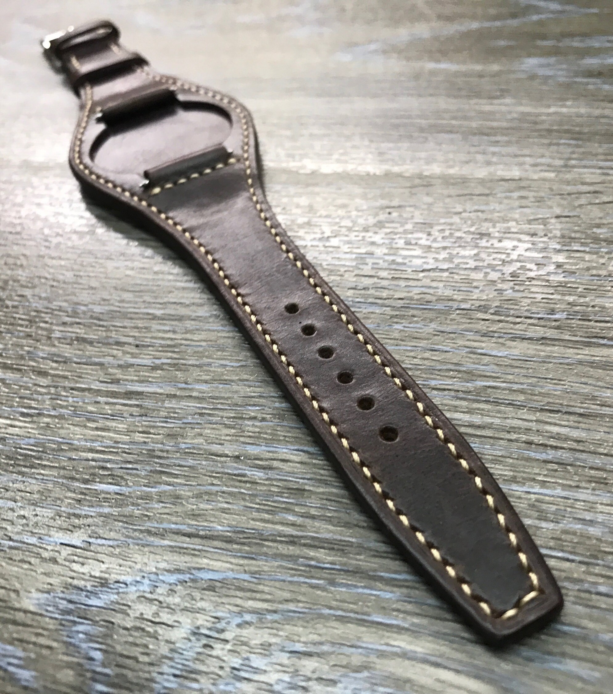 Leather watch band 20mm watch band Leather Watch Strap | Etsy