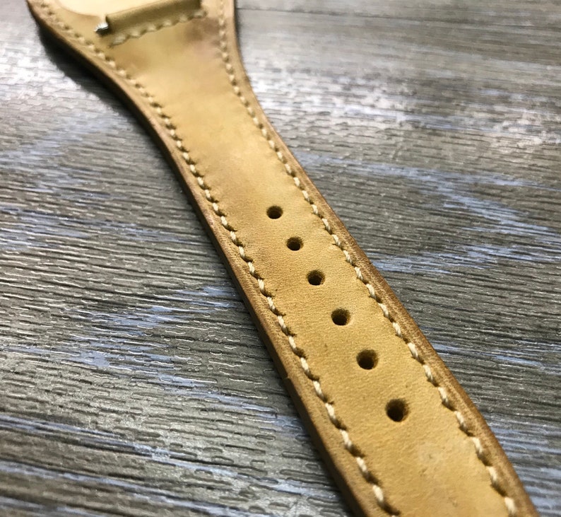 Leather Watch Band Full Bund Strap Leather Cuff Strap Cuff - Etsy