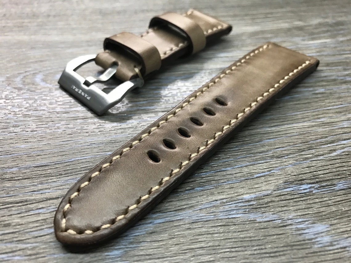 Leather watch band leather watch strap Brown Watch band Etsy