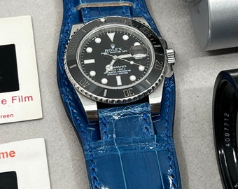 Leather Watch Straps in Alligator Skin, Leather Watch Band