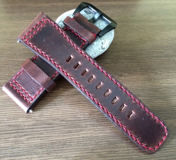 Leather watch Strap 28mm, Leather Watch Band, Brown watch band, 28mm Watch strap, 28mm watch band, FREE SHIPPING