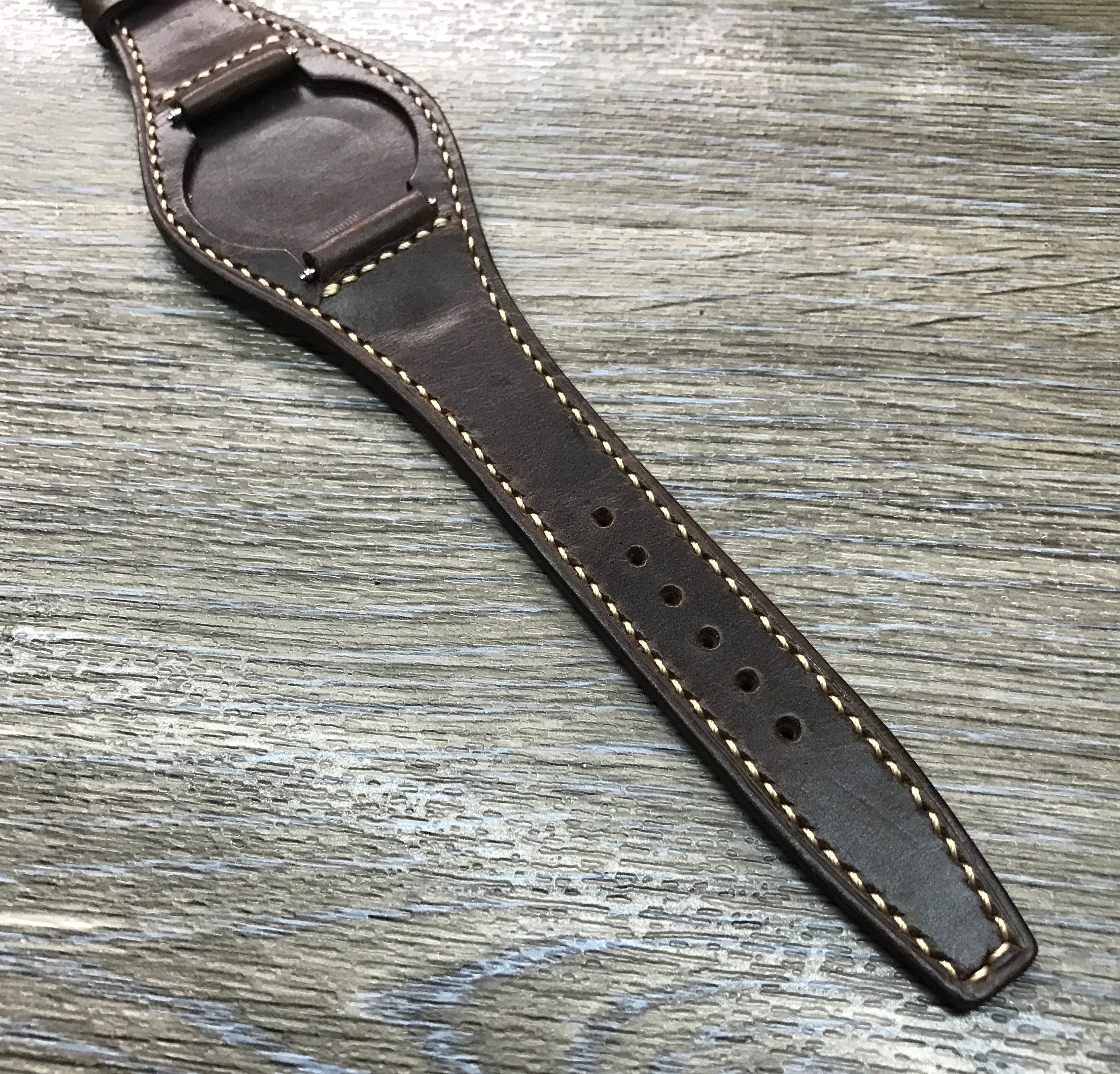 Leather watch band 20mm watch band Leather Watch Strap | Etsy