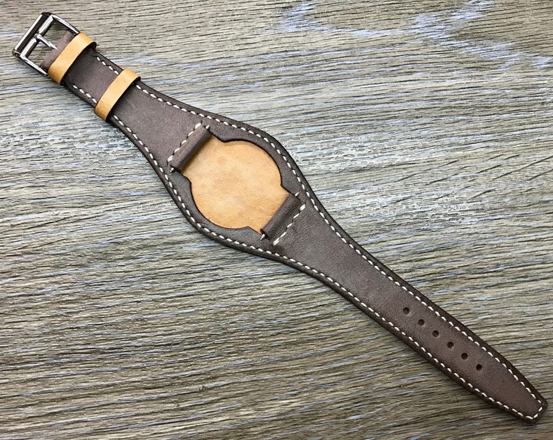 Full Bund Strap leather watch strap 20mm watch strap 19mm | Etsy