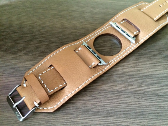 Apple Watch - Classic Essentials leather watch strap - Ostrich