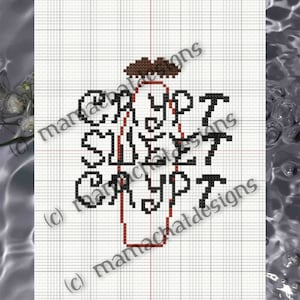 Crypt, Sweet Crypt cross-stitch Pattern