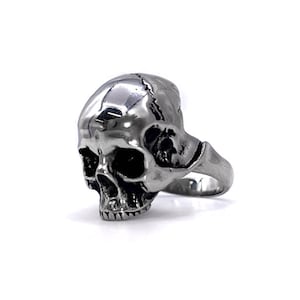 Hel Skull Ring | Gothic Anatomical Jewellery Alternative | Gothic Rings | Statement Rings | Stainless Steel ring | Mens Jewellery