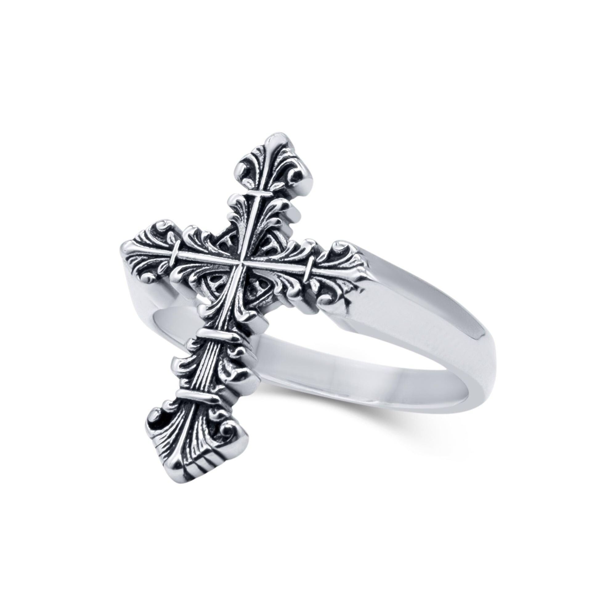 Lament Cross Ring | Gothic Cross Ring, Church Ring, Gothic Jewellery ...