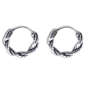 Lasso Rope Earrings | Rope Earrings, Cowboy Earrings, Cowboy Jewellery, Wild West Jewellery, Stainless Steel Hoops