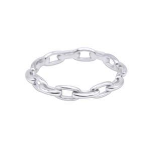 Chained Up Plain Chain Ring | Minimalist Ring | Stacking ring | midi ring | stainless steel ring | tarnish-free ring | chain jewellery