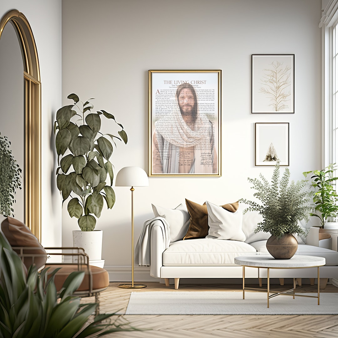THE LIVING CHRIST Printable Jesus Christ Picture (Download Now) Etsy