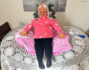 Rare Vintage Pajama Bag Girl