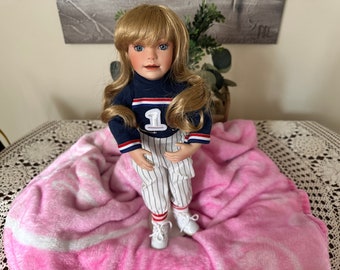 Vintage 1998 Baseball Girl Doll