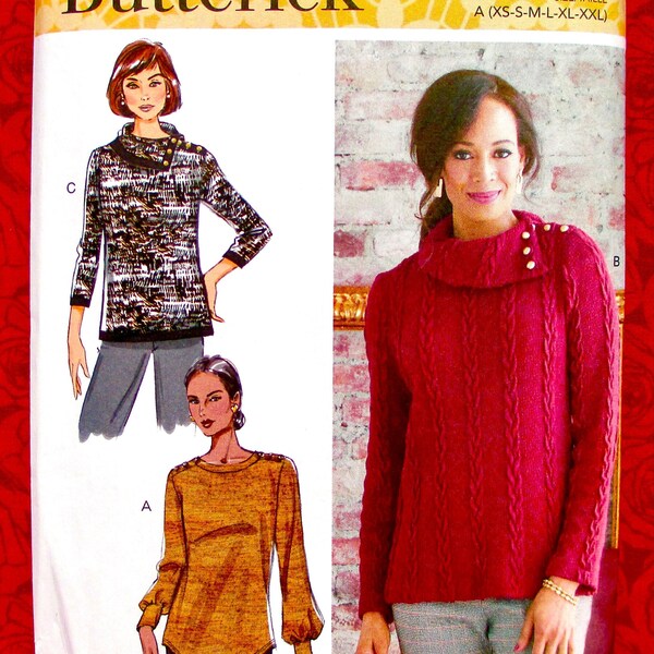 Womens Shawl Collar Blouse Pattern Etsy