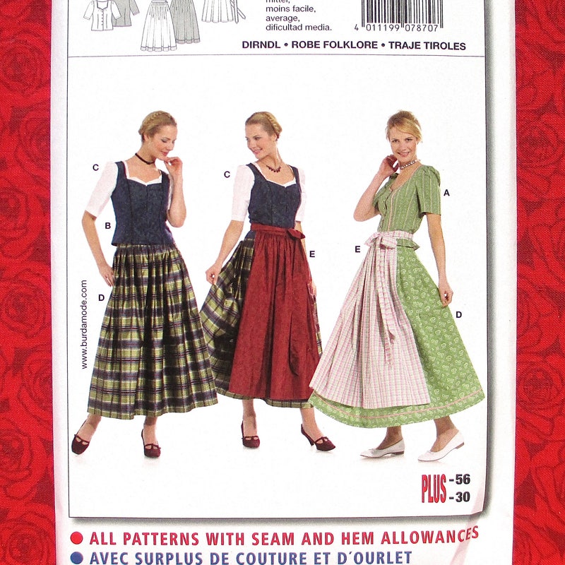 Dirndl Pattern - Etsy