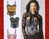 Butterick Sewing Pattern B5797 Corset, Shrug, Victorian Fashion, Glamour Bodice Top, Sizes 14 16 18 20 22, Historical Retro Romantic, UNCUT