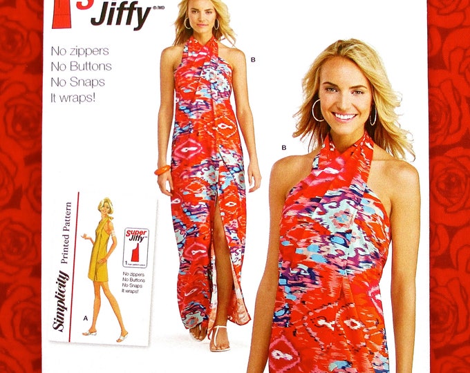 Simplicity 1100 Super Jiffy Sewing Pattern Sarong Wrap - Etsy