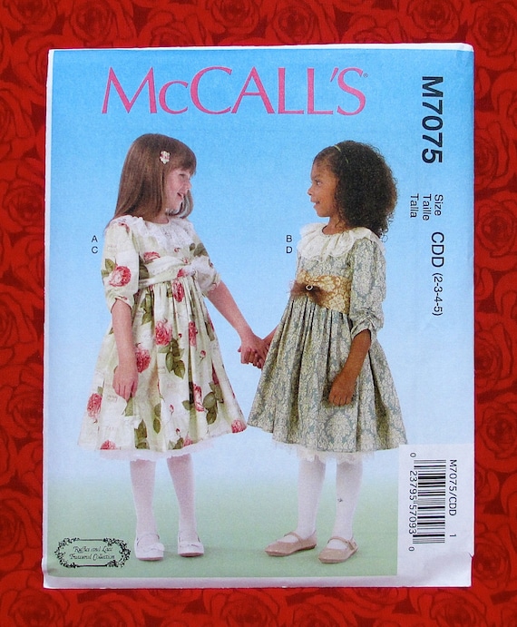 McCall/'s 2552 OOP Formal Girl/'s Gown Pattern
