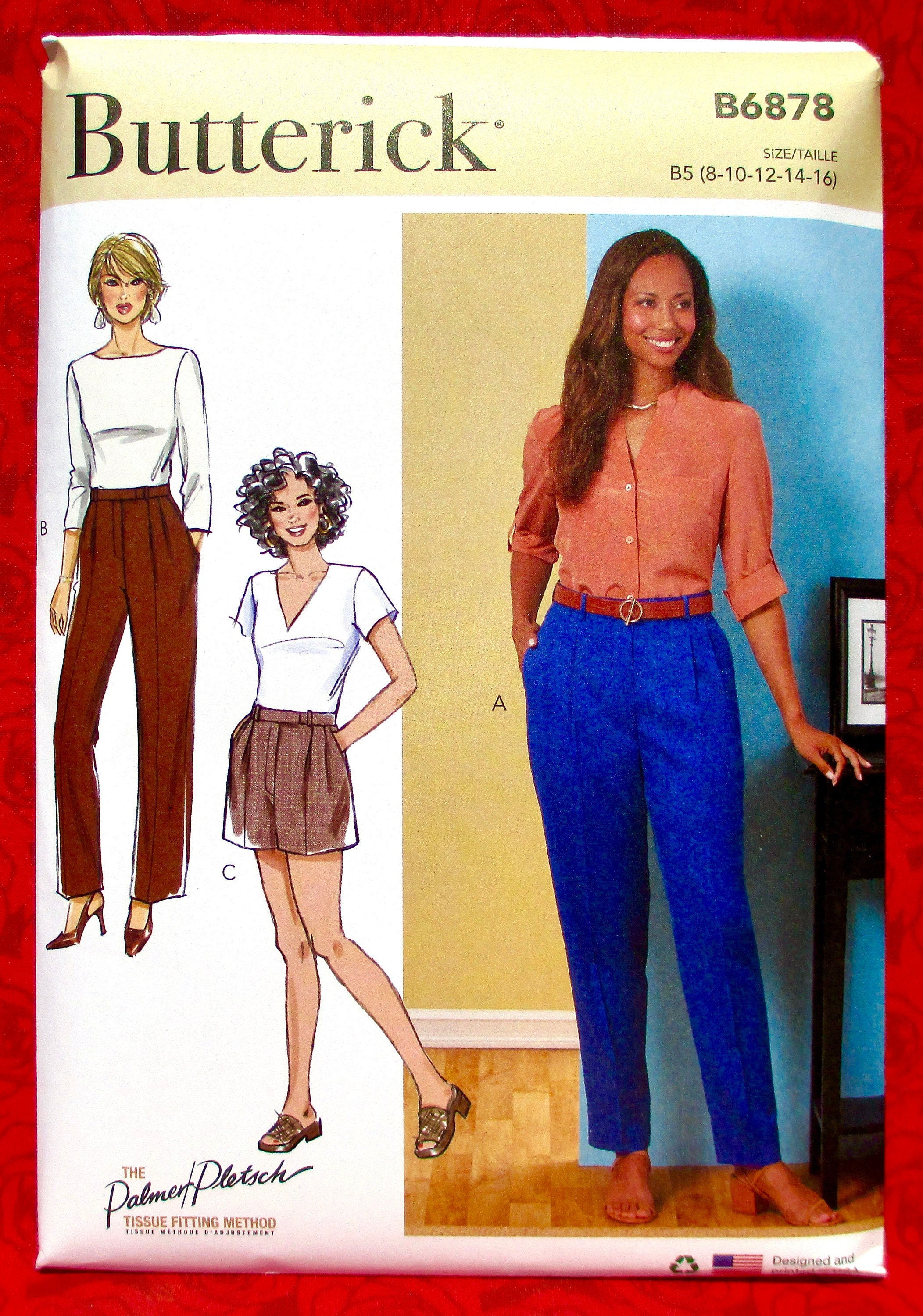 Butterick 7557: 1950s Misses Top & Peddle Pushers 30 B Sewing Pattern –  Vintage4me2