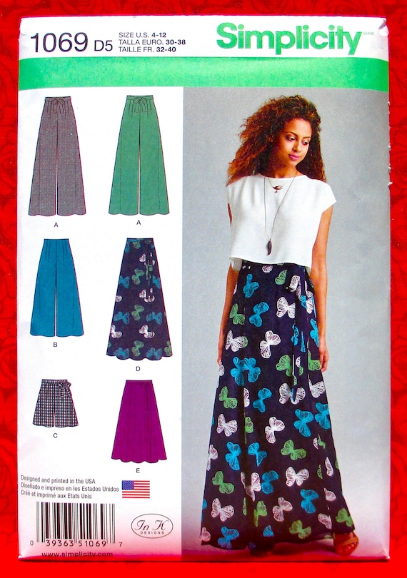 Casual Bandage Stitching Print Flared Pants Casual Bandage Stitching Print Flared Pants